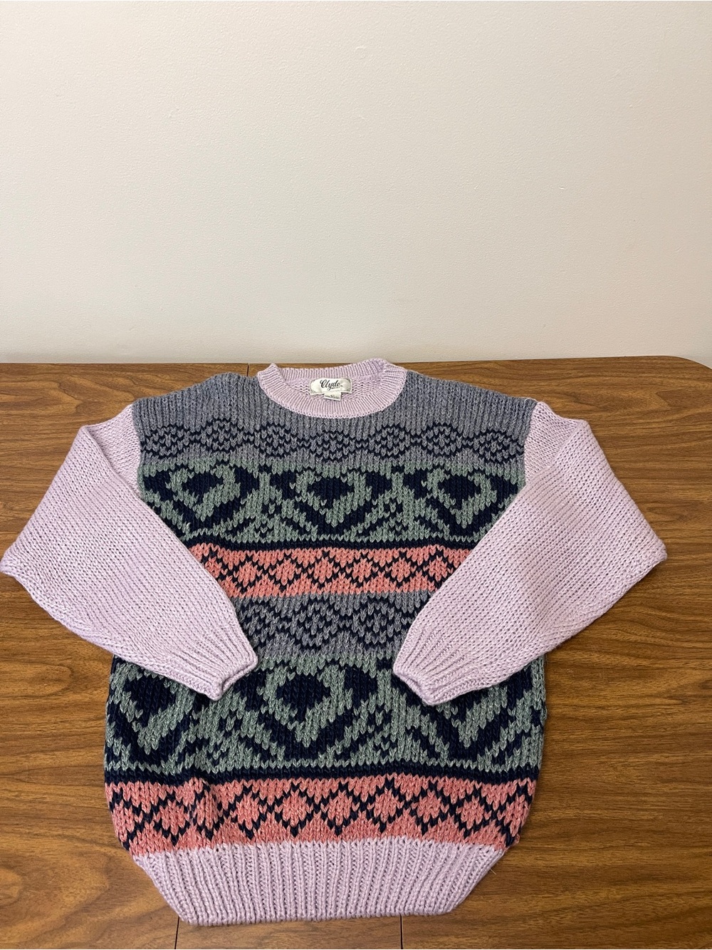 Vintage Clyde Hand Knit Sweater